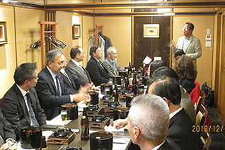 懇親会
